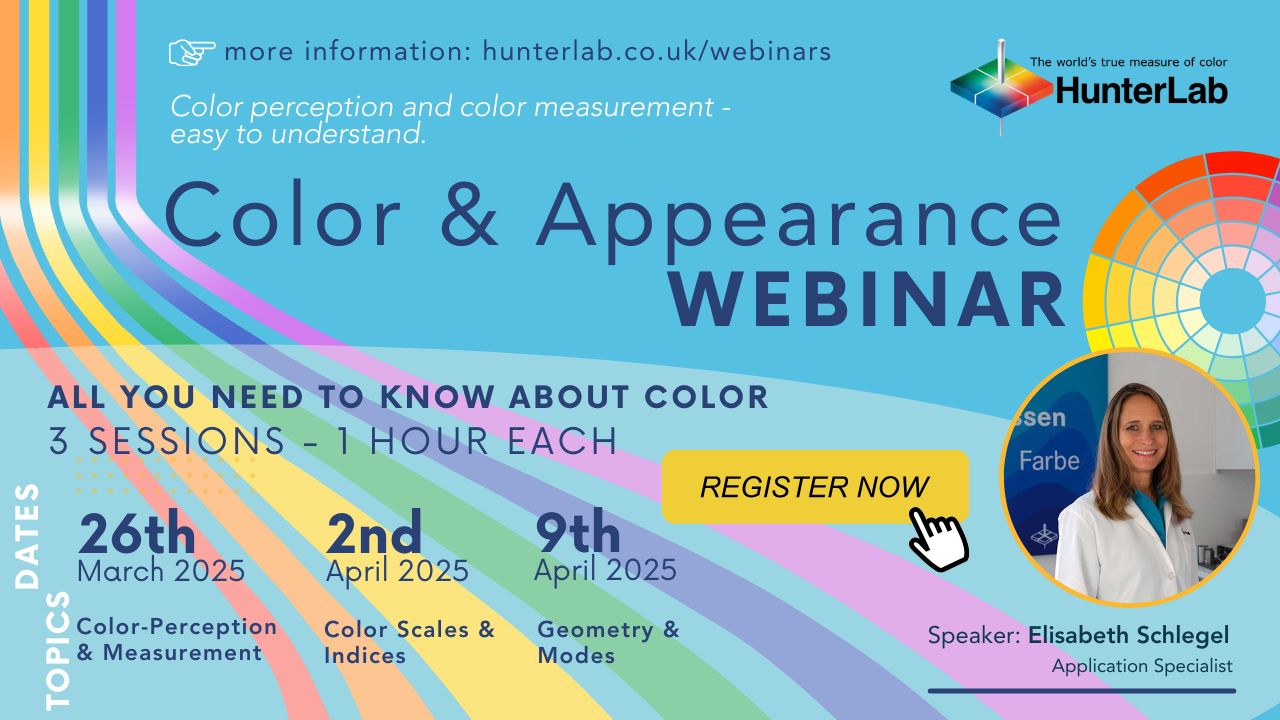 HunterLab Europe Advertising Webinar